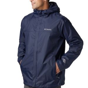 NEW Columbia Watertight II, Breathable Men's Raincoat, XL-Tall, Collegiate Navy